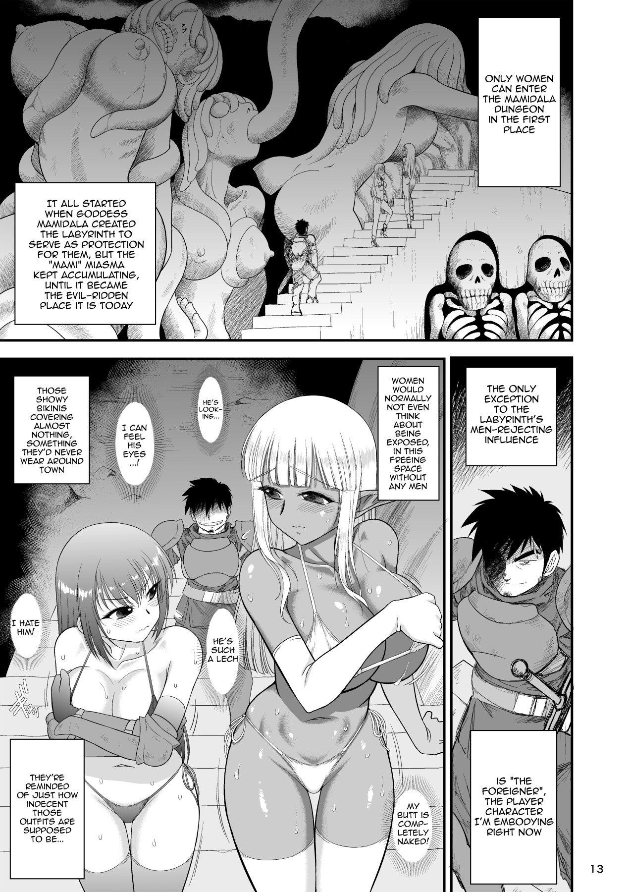 Hentai Manga Comic-Mami's Dungeon 2 - Lesbian Adventurer Edition-Read-12
